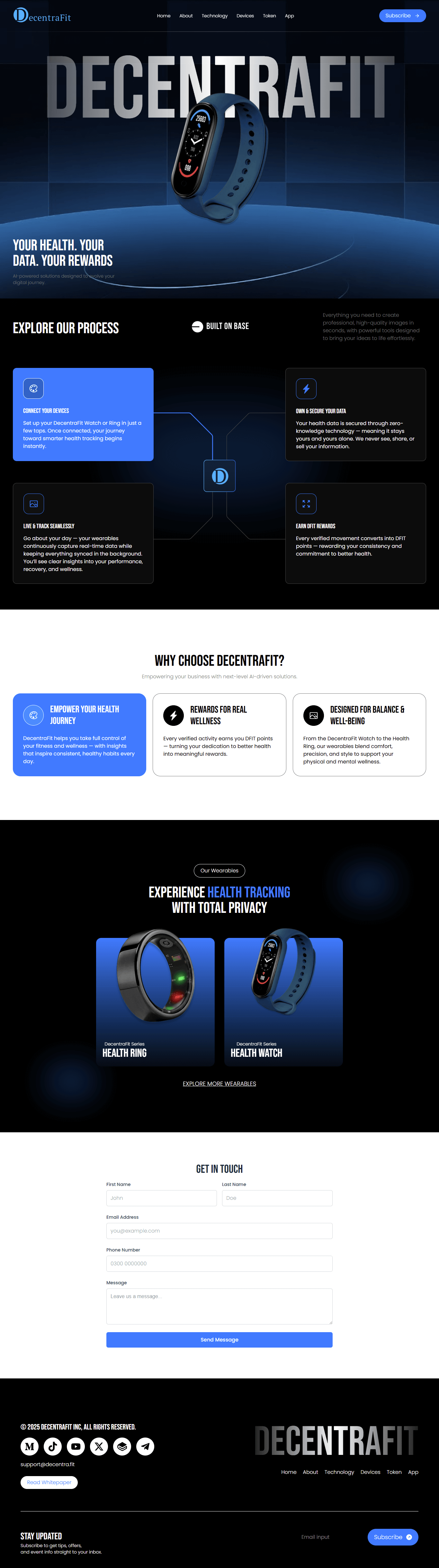 Decentra Ecommerce Website