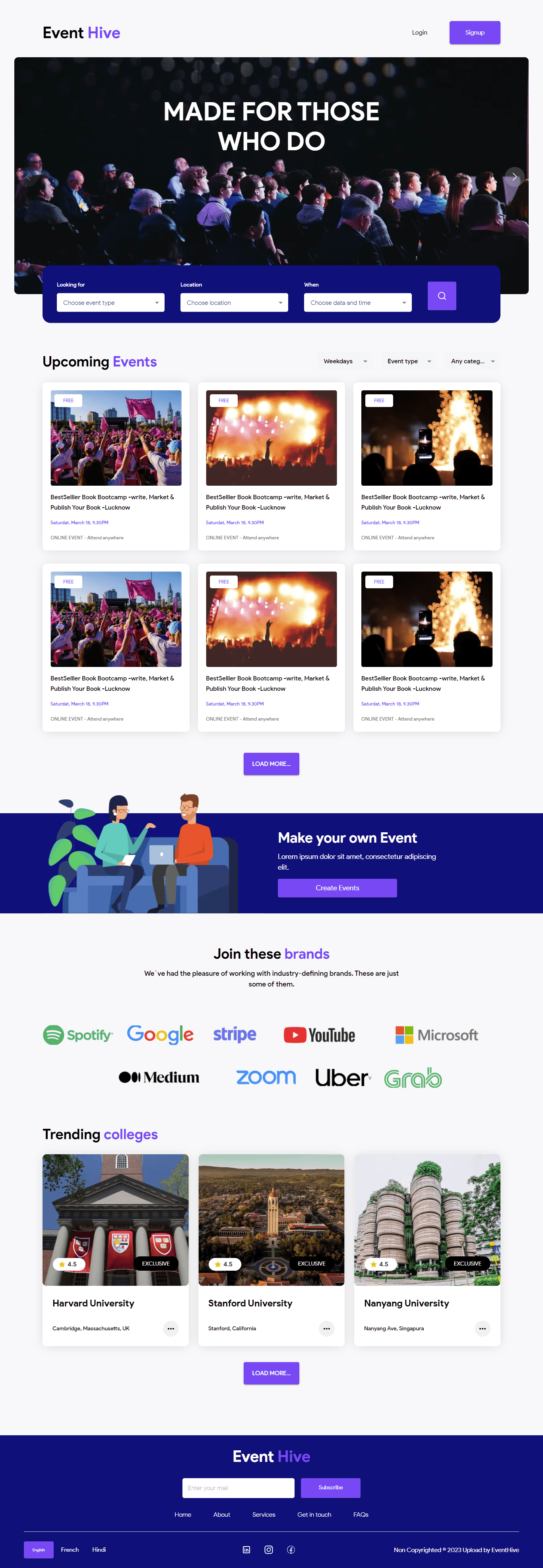 Event Hive Next JS With Api Integration