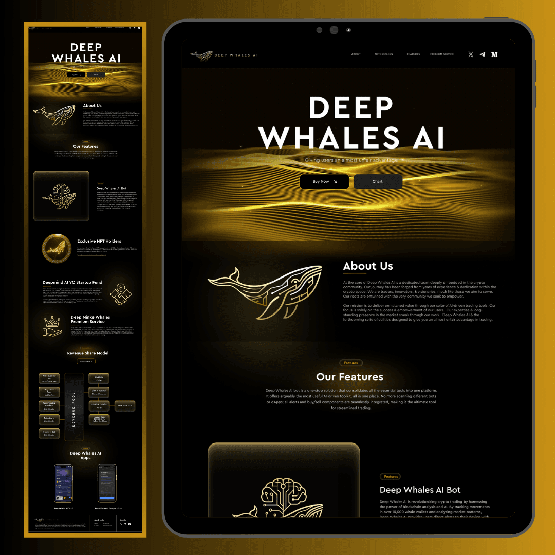 Deep Wheels Ai Landing Page