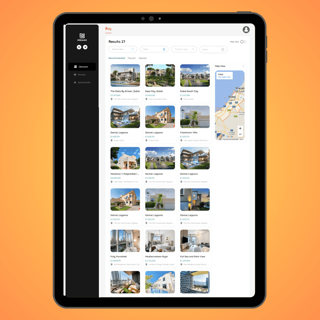 Dreams House With Filteration Houses