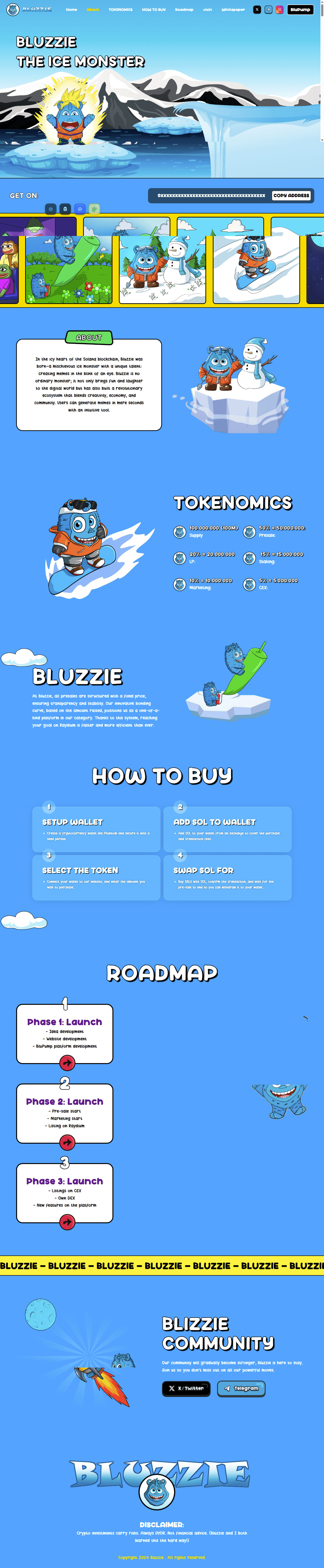 Bluzzie Meme Website