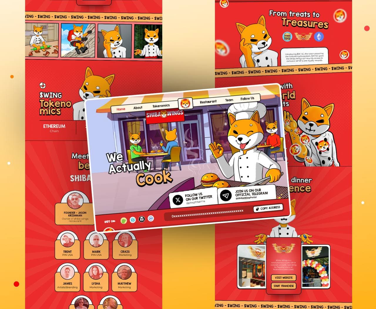 SHIBAWING Meme Website